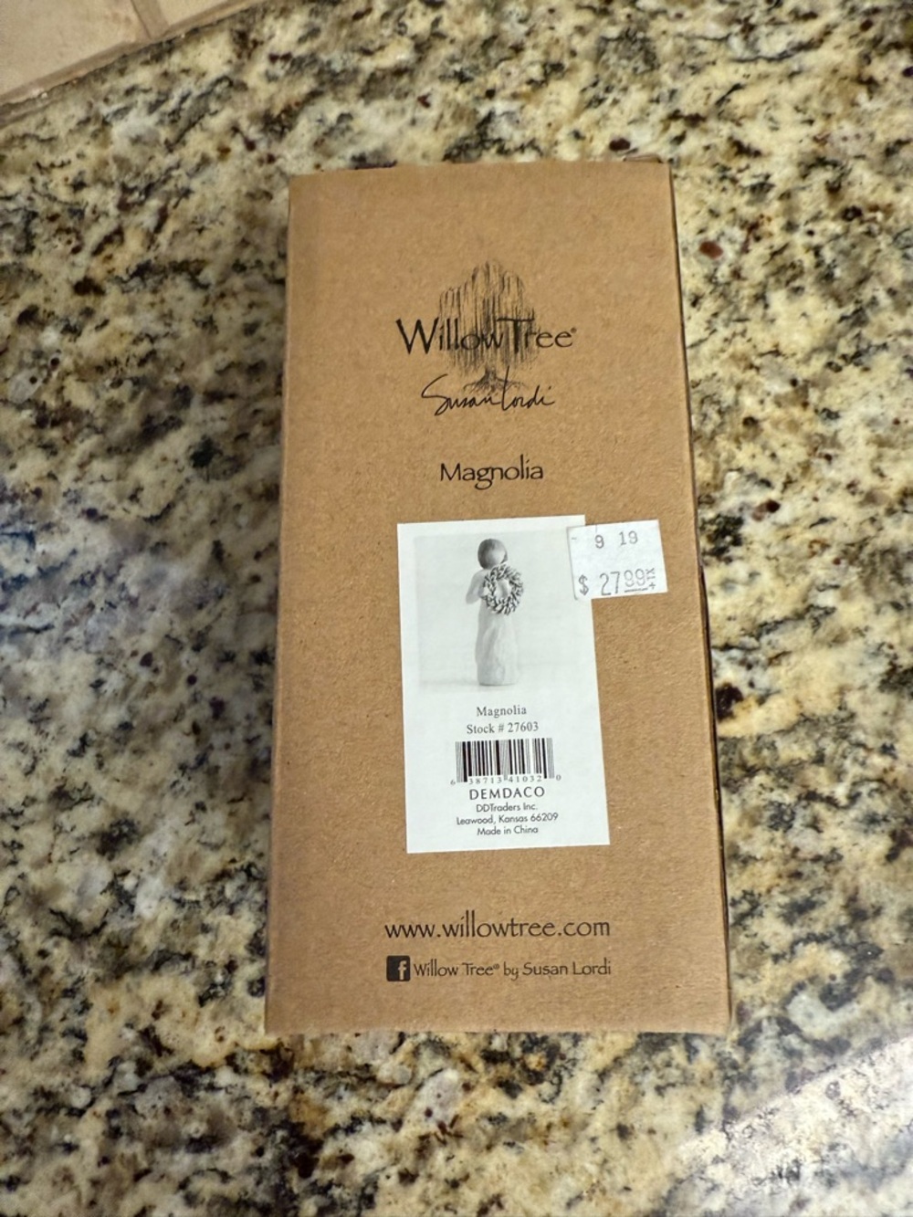 Willow Tree Magnolia Figurine - tan